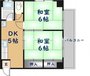 こがねグランドハイツの物件間取画像